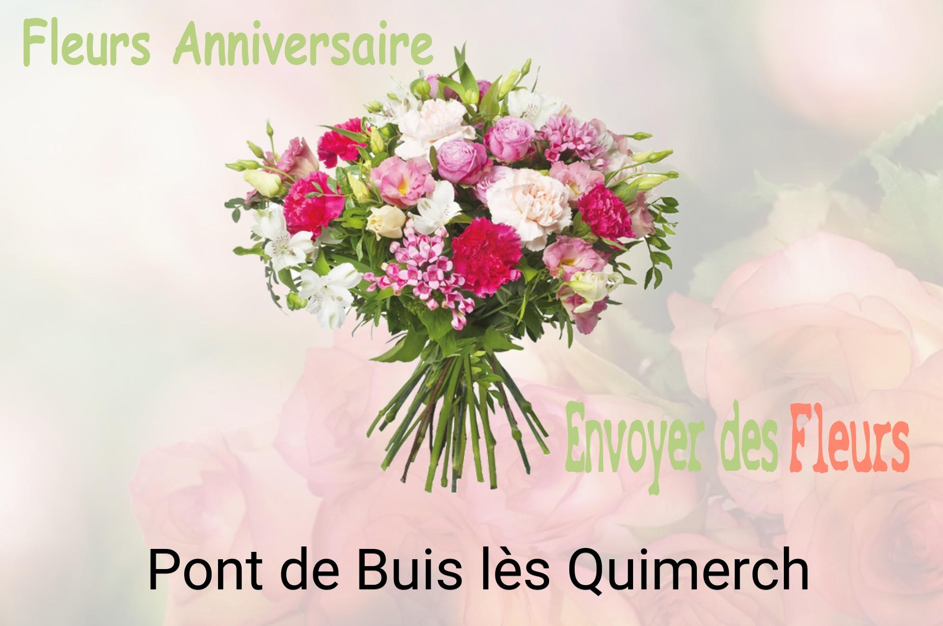 Bouquet de fleurs d’anniversaire livré à Pont-de-Buis-lès-Quimerch