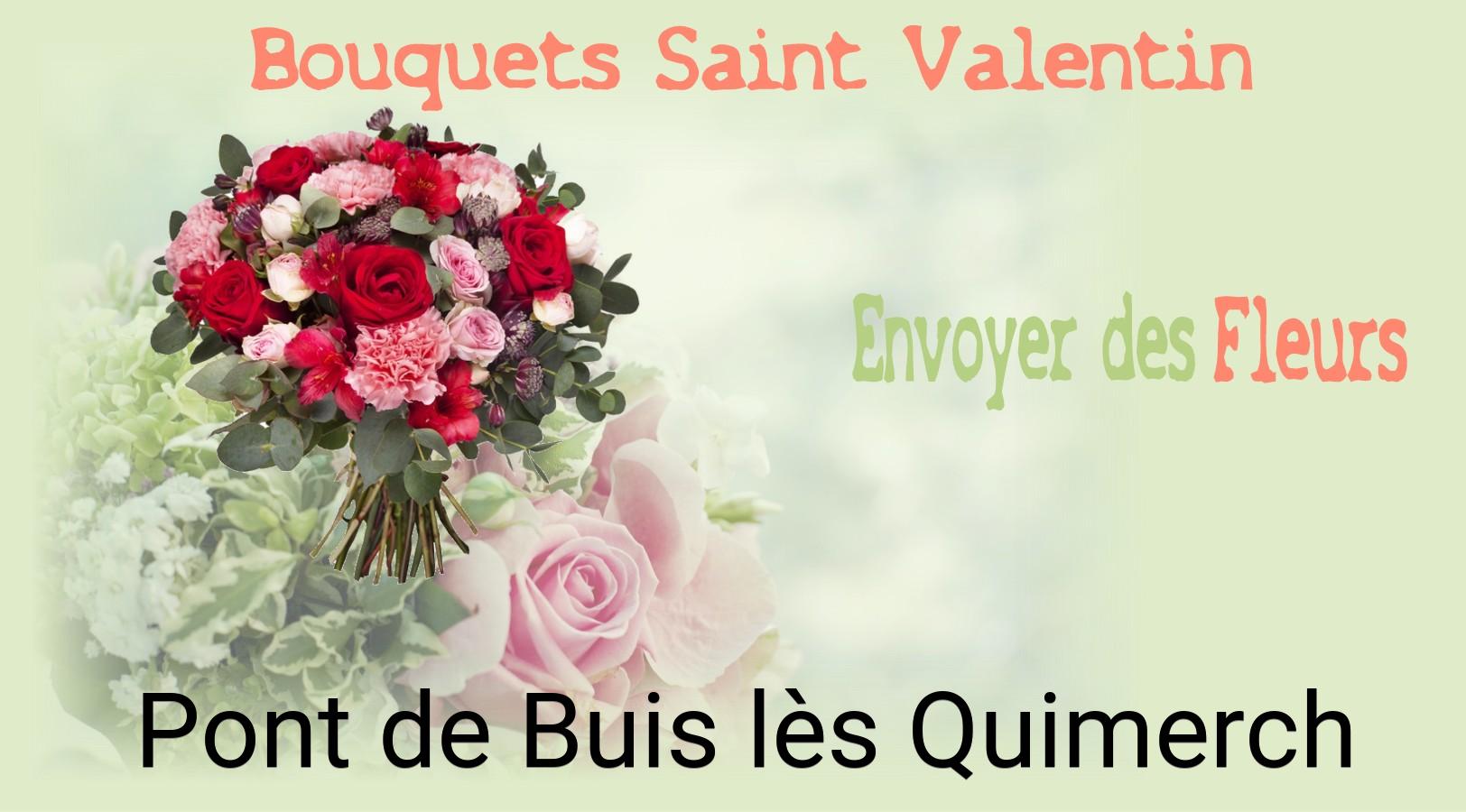 Roses de Saint-Valentin livrées à Pont-de-Buis-lès-Quimerch
